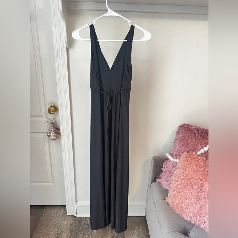 FINAL PRICE Half Moon Black Maxi Dress - Picture 5 of 5